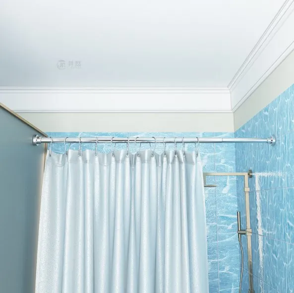 Shower Curtain Rod No Drill Tension Bathroom