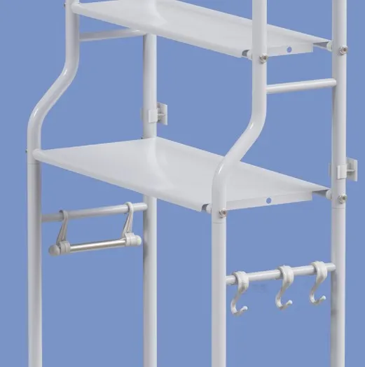 With 3 Hooks Bathroom Organizer Shelf
